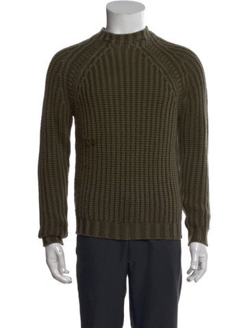 Tod's Sweaters Merino Wool Mock Neck Pullover XS
