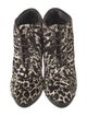 Tod's Ponyhair Animal Print Lace-Up Boots