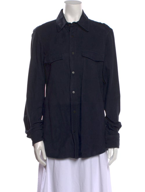 Tod's Long Sleeve Button-Up Top