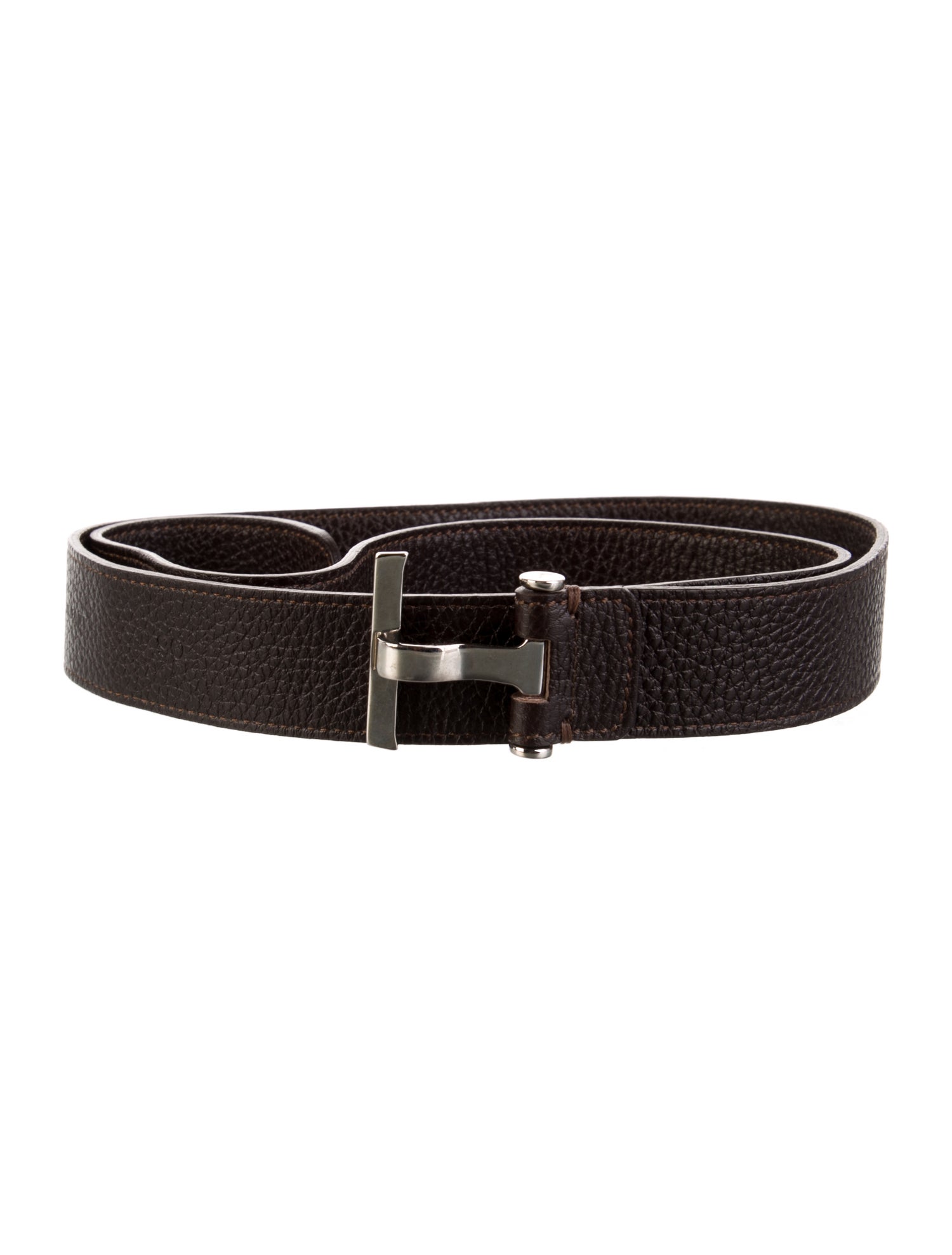 Tod's Skinny Leather Waist Belt