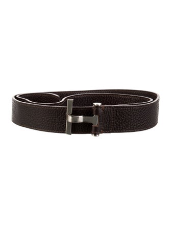 Tod's Skinny Leather Waist Belt
