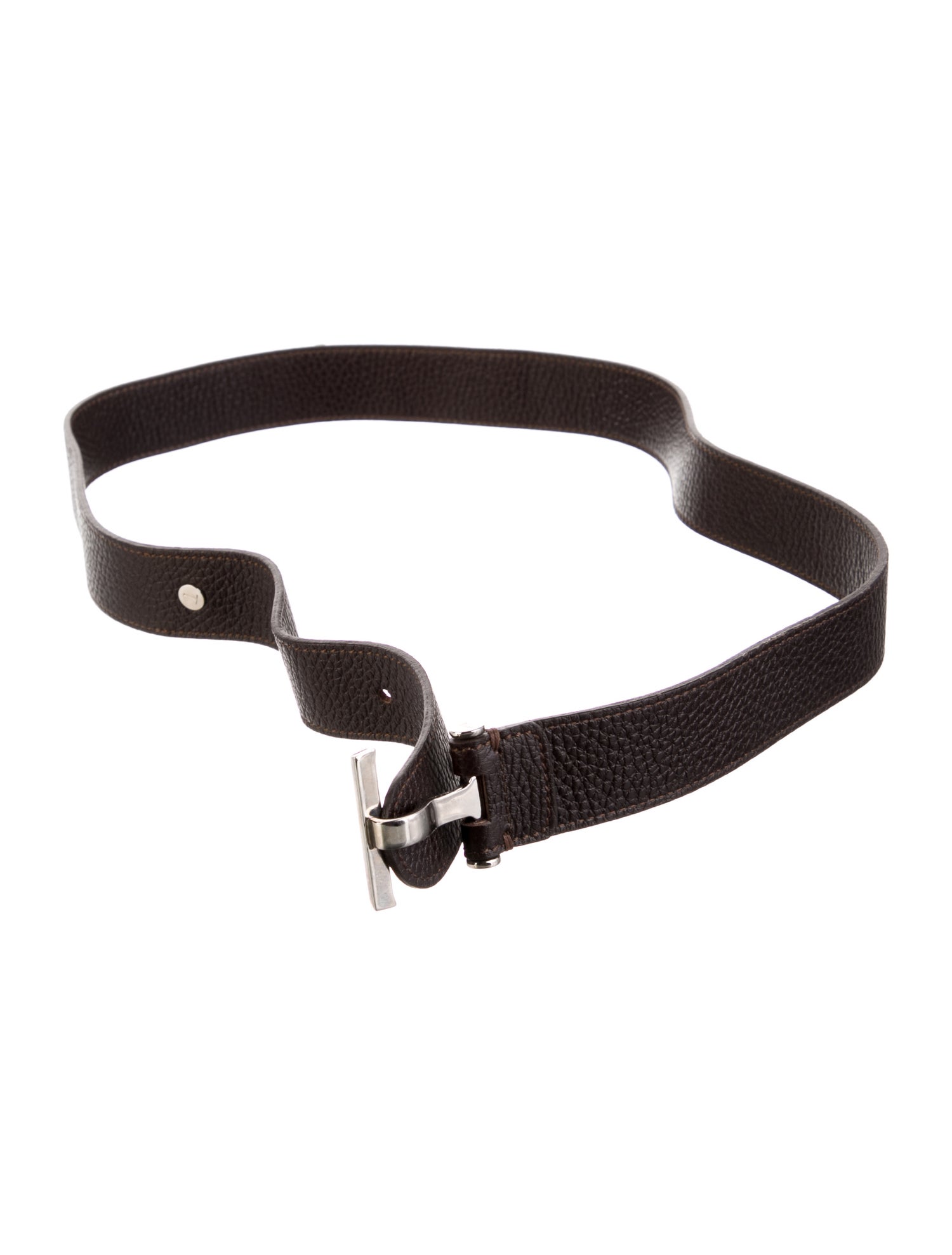 Tod's Skinny Leather Waist Belt