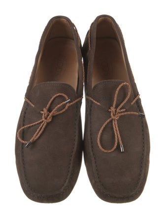 Tod's Suede Braided Accents Drivers