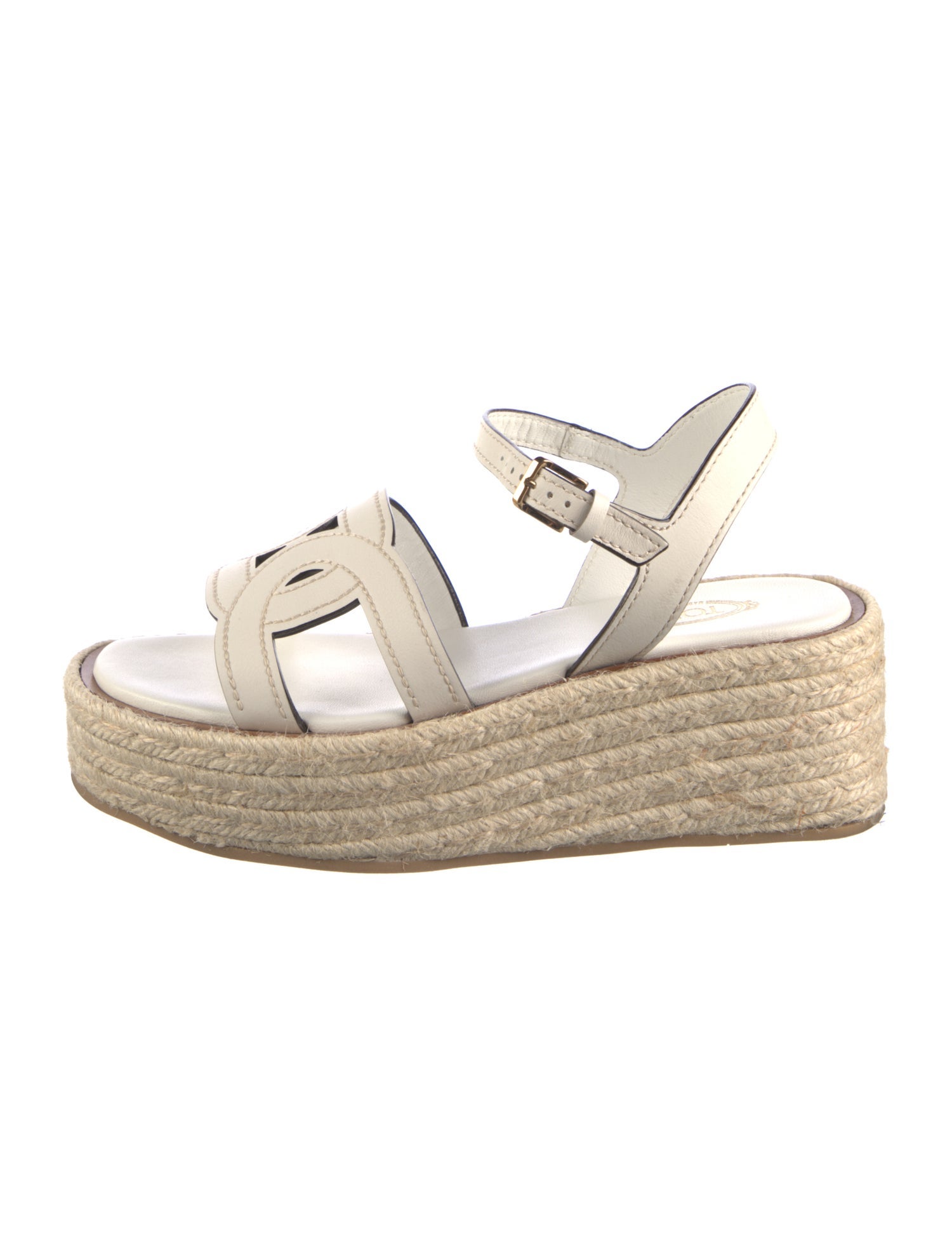 Tod's Leather Espadrilles