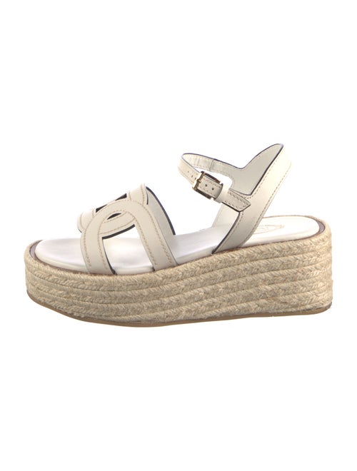 Tod's Leather Espadrilles