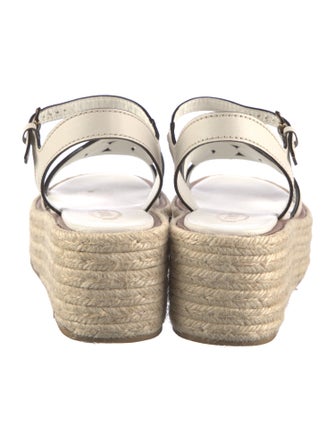 Tod's Leather Espadrilles