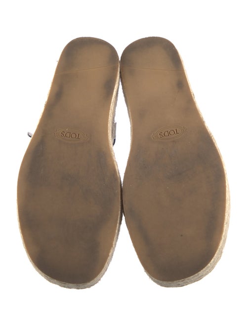 Tod's Leather Espadrilles