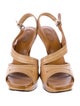 Tod's Leather Slingback Sandals