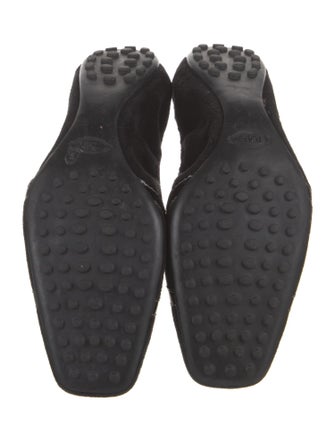 Tod's Suede Mary Jane Flats