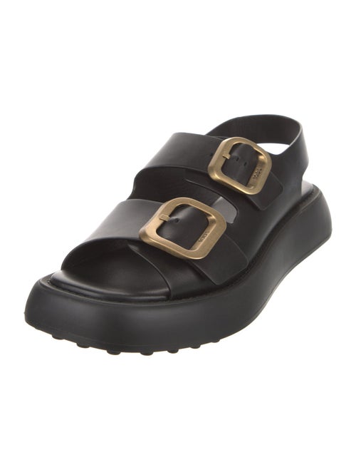 Tod's Leather Slingback Sandals