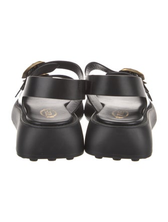 Tod's Leather Slingback Sandals