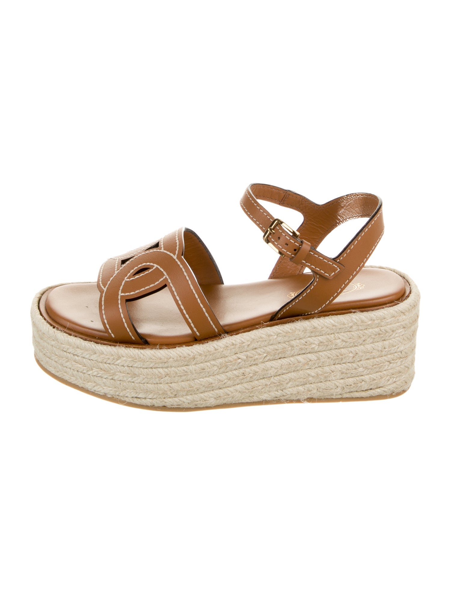 Tod's Leather Espadrilles