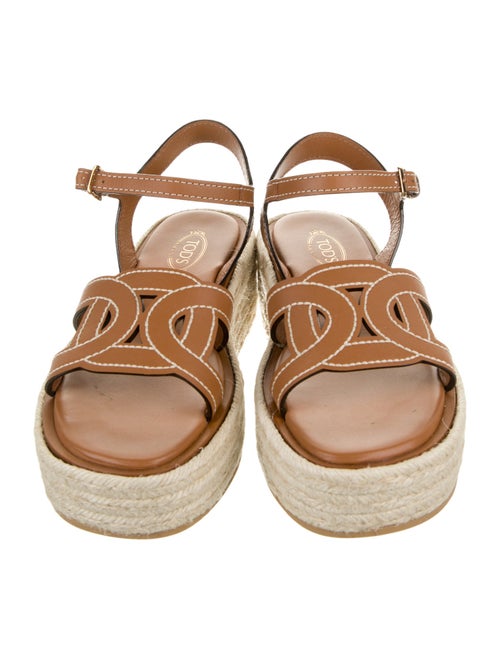 Tod's Leather Espadrilles