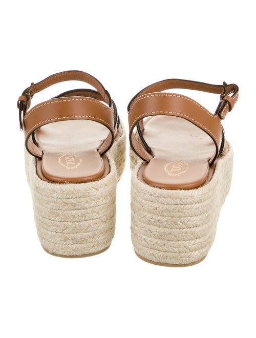 Tod's Leather Espadrilles