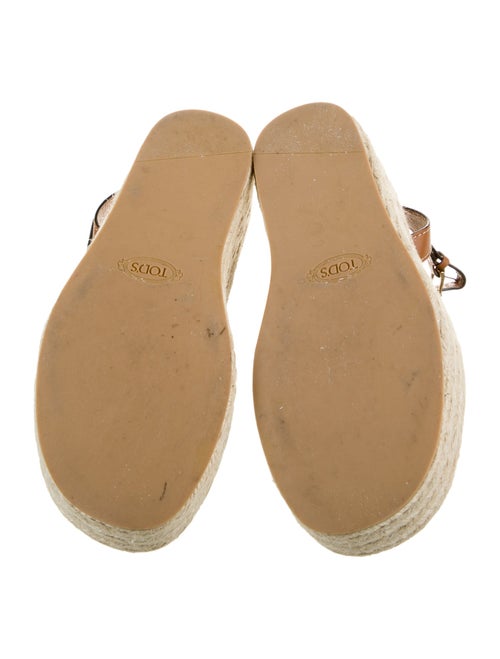 Tod's Leather Espadrilles