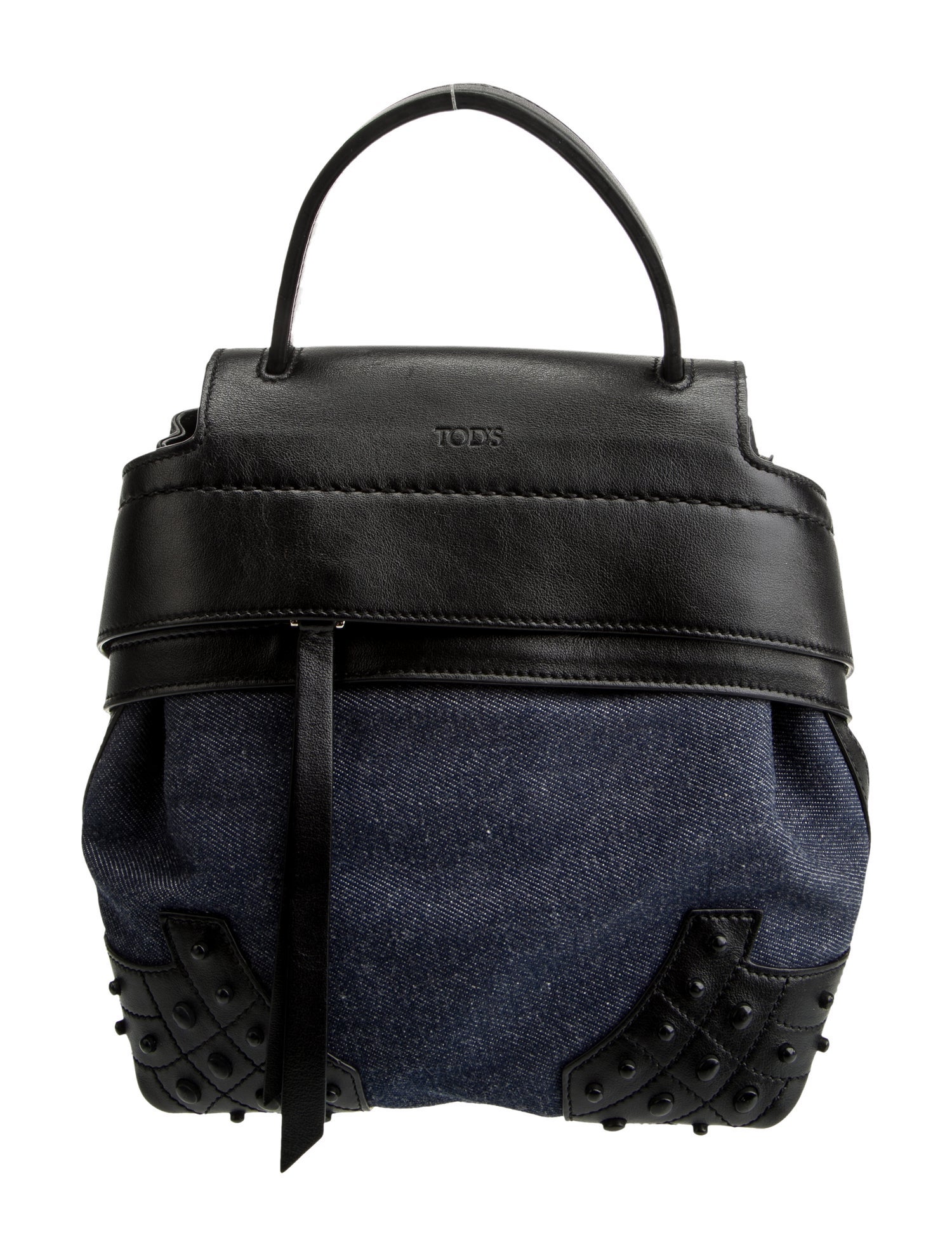 Tod's Denim Top Handle Bag