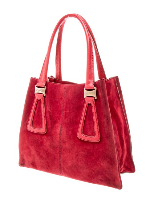 Tod's Suede Top Handle Bag