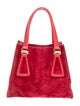 Tod's Suede Top Handle Bag