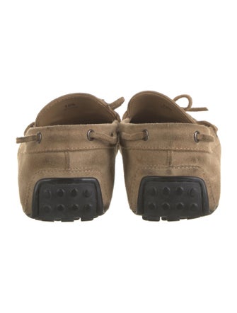 Tod's Suede Bow Accents Drivers