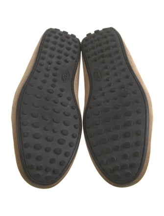 Tod's Suede Bow Accents Drivers