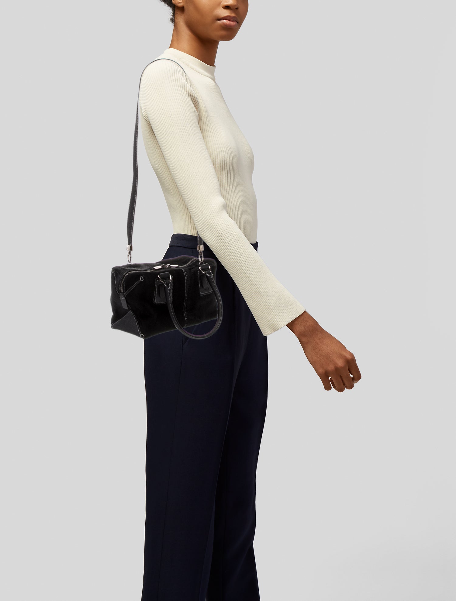 Tod's Ponyhair Top Handle Bag