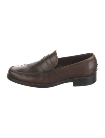 Tod's Leather Dress Loafers