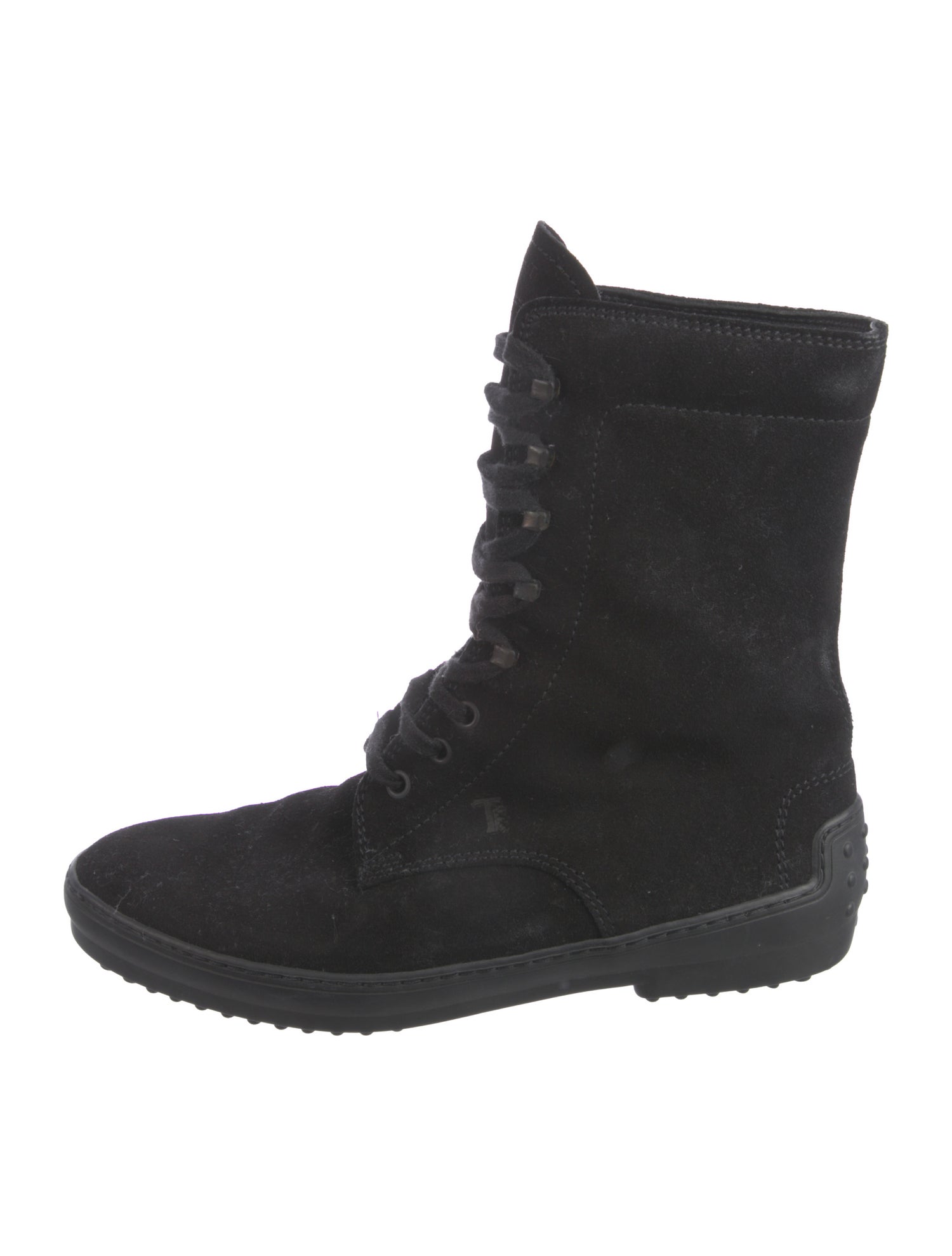 Tod's Suede Lace-Up Boots