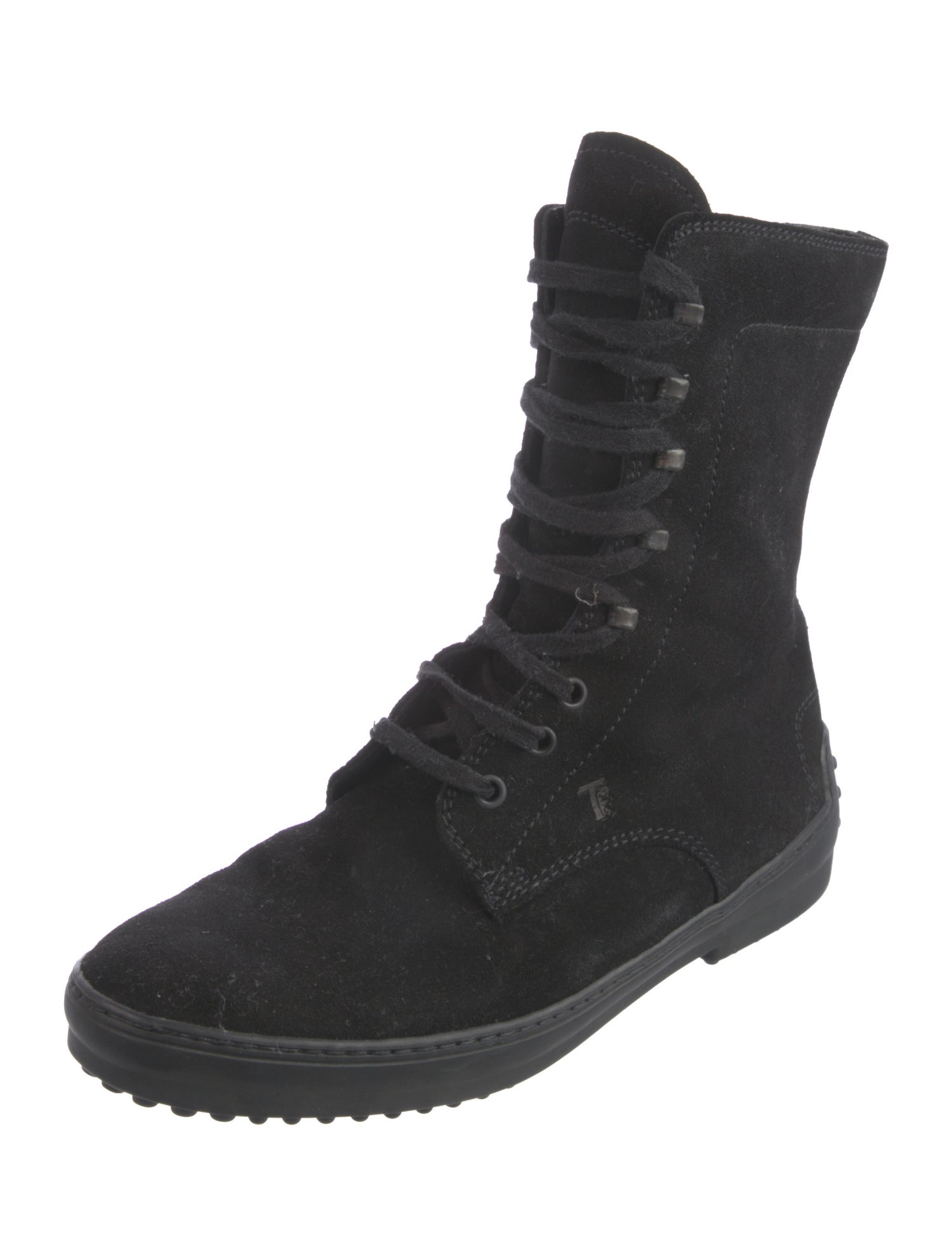 Tod's Suede Lace-Up Boots