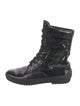 Tod's Patent Leather Combat Boots