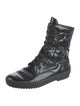 Tod's Patent Leather Combat Boots