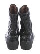 Tod's Patent Leather Combat Boots