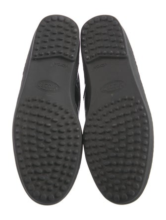 Tod's Patent Leather Combat Boots