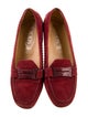 Tod's Suede Crystal Embellishments Loafers