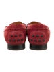 Tod's Suede Crystal Embellishments Loafers