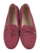 Tod's Suede Bow Accents Moccasins