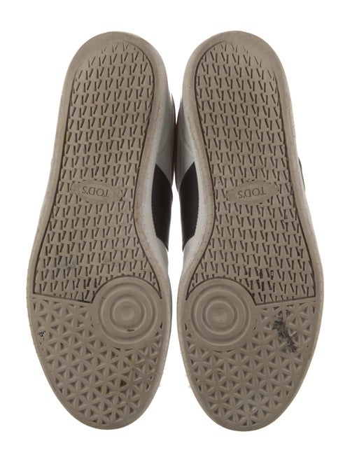 Tod's Leather Colorblock Pattern Sneakers