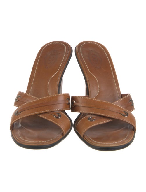 Tod's Leather Slides