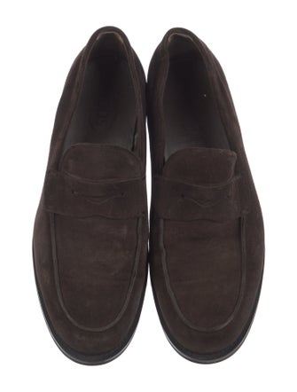 Tod's Suede Dress Loafers