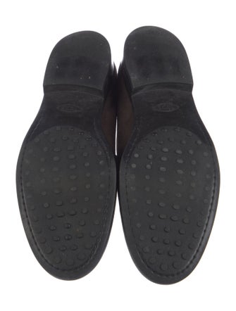 Tod's Suede Dress Loafers