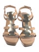 Tod's Leather T-Strap Sandals