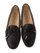 Tod's Leather Bow Accents Loafers