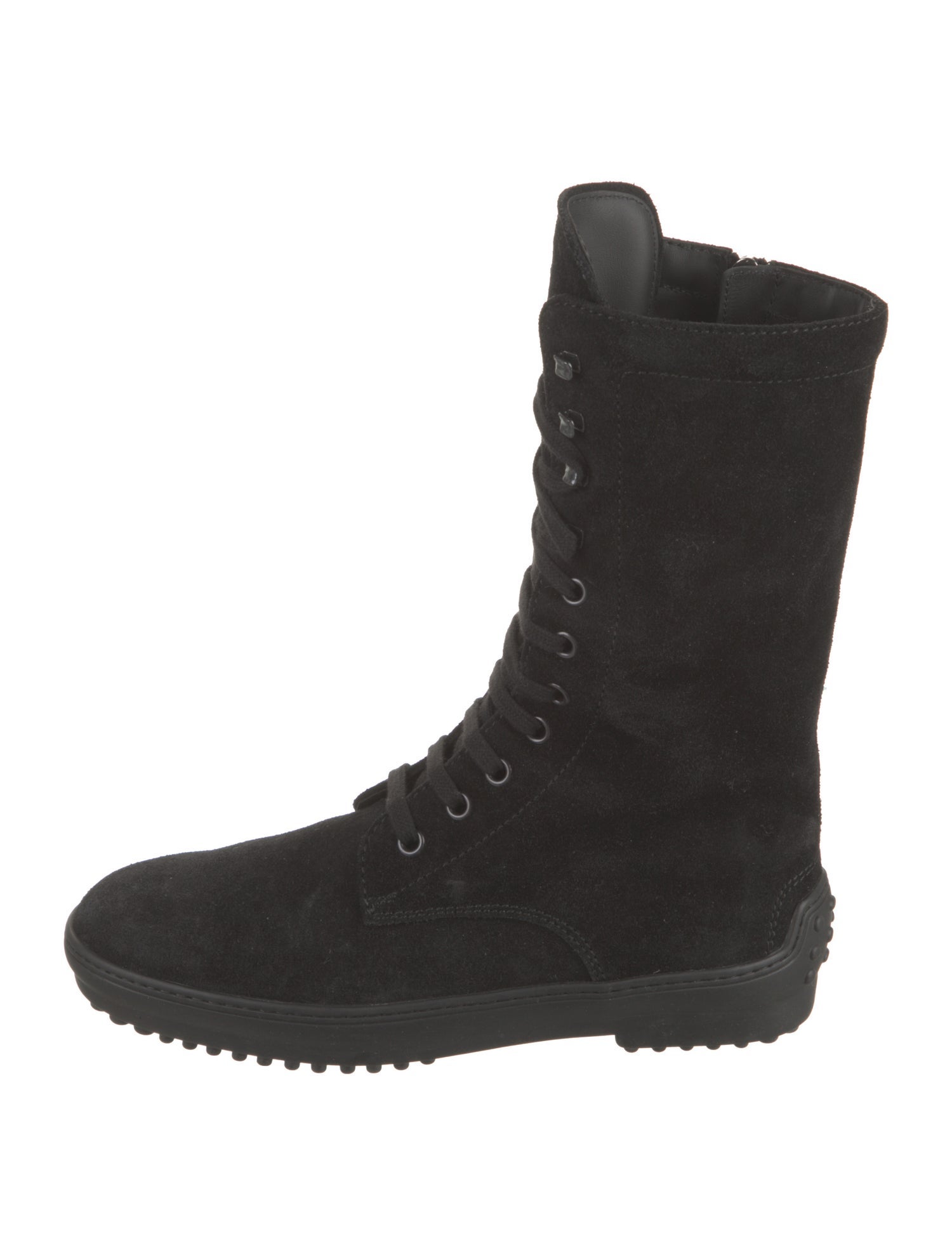 Tod's Suede Combat Boots w/ Tags