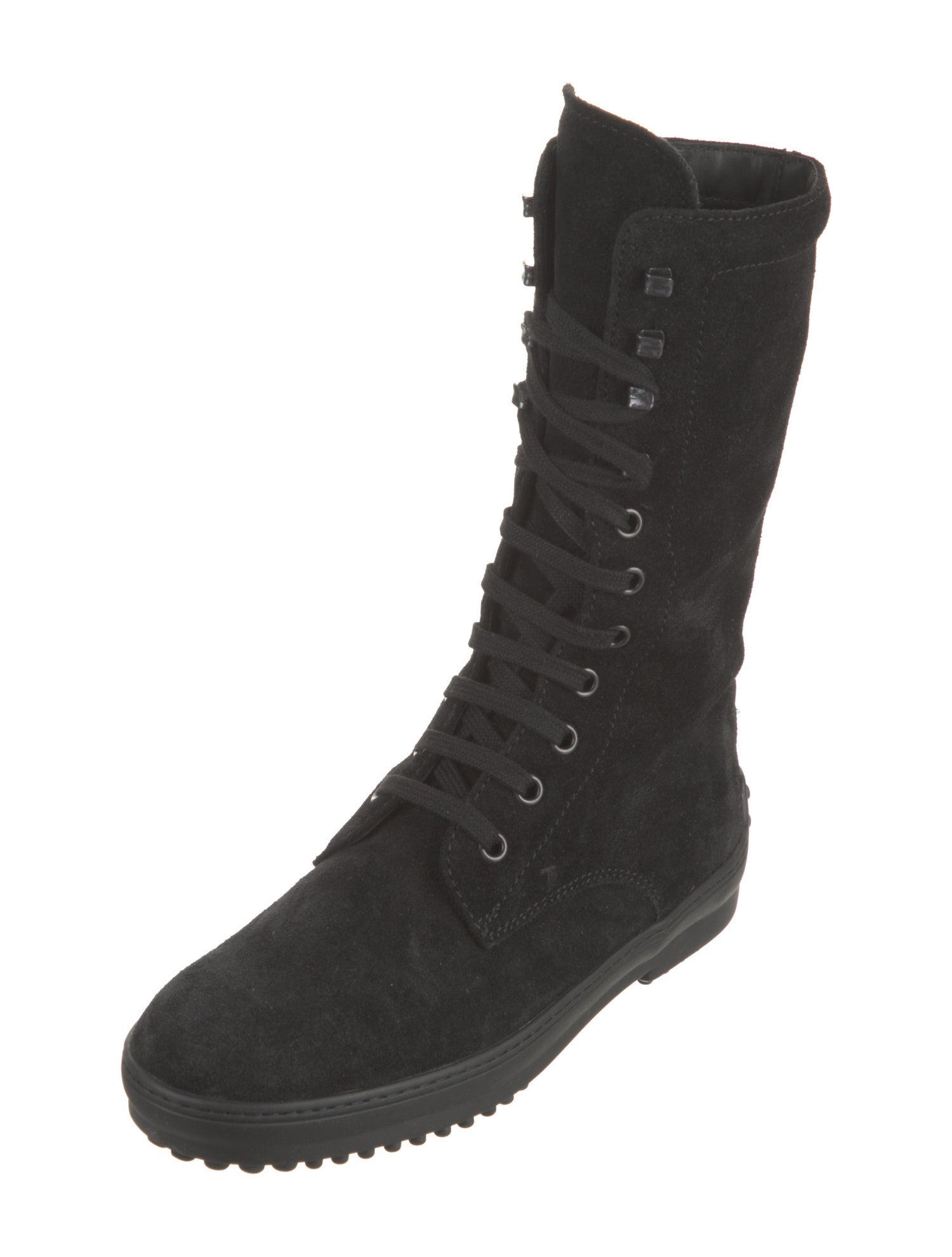 Tod's Suede Combat Boots w/ Tags