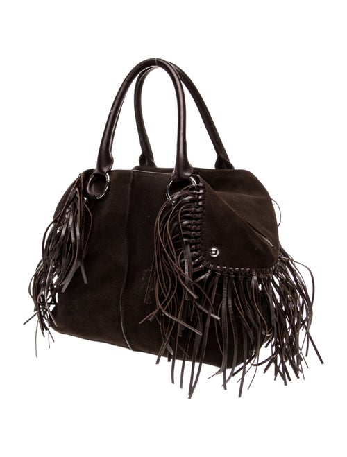 Tod's Suede Top Handle Bag