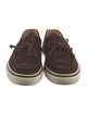 Tod's Suede Whipstitch Trim Boat Shoes