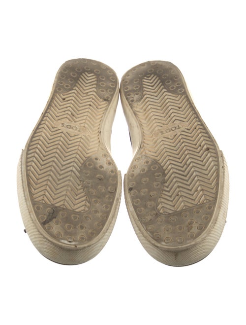 Tod's Suede Whipstitch Trim Boat Shoes