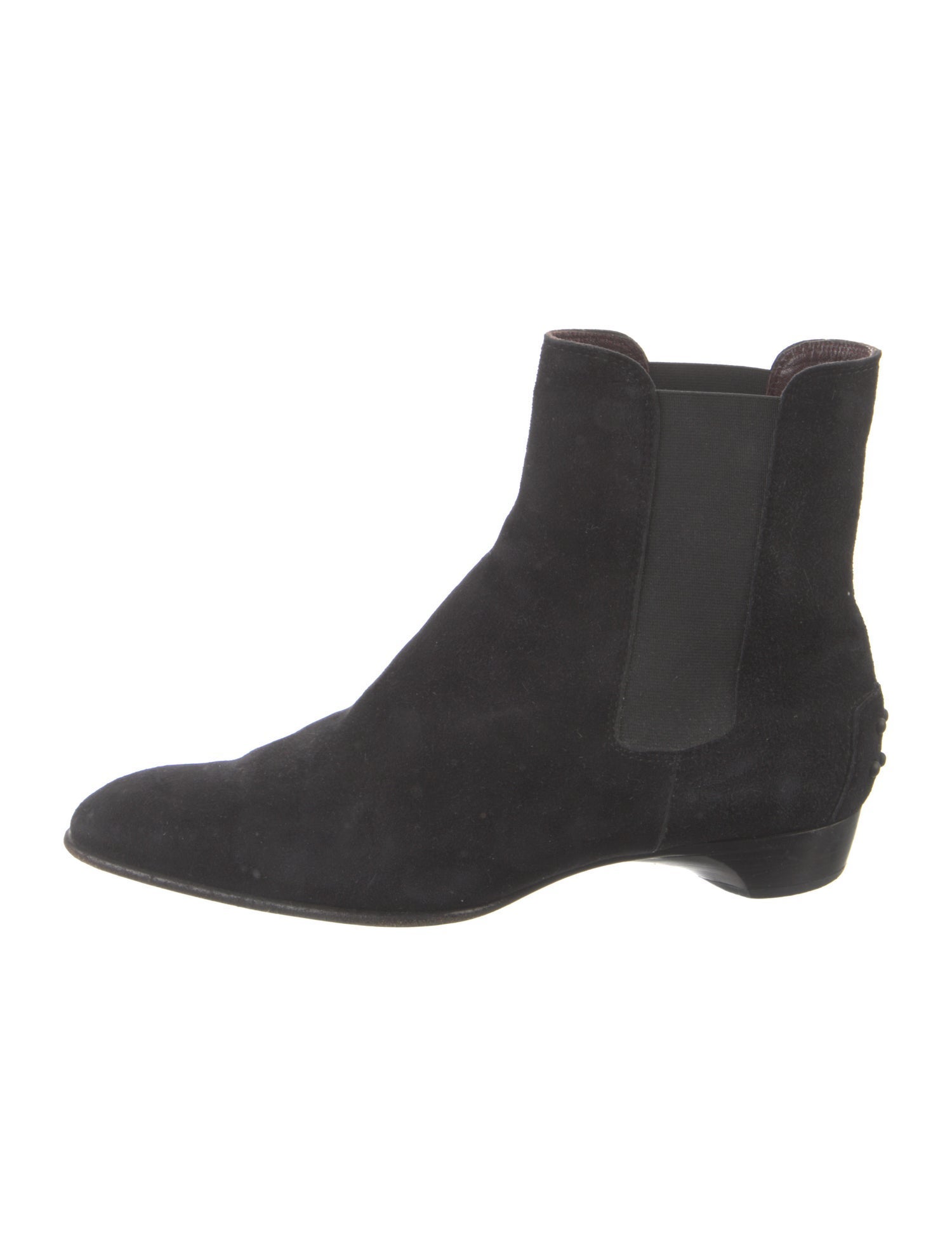 Tod's Suede Studded Accents Chelsea Boots