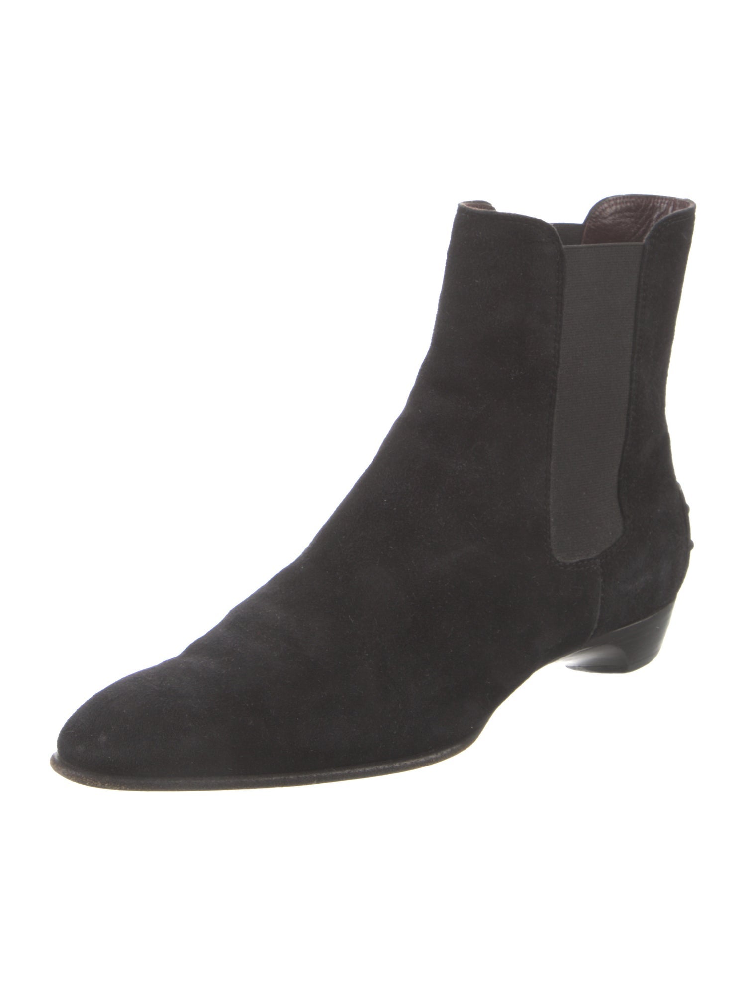 Tod's Suede Studded Accents Chelsea Boots
