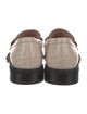 Tod's Embossed Leather Colorblock Pattern Loafers