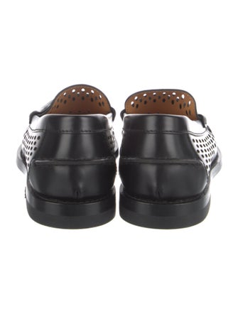 Tod's Leather Studded Accents Loafers